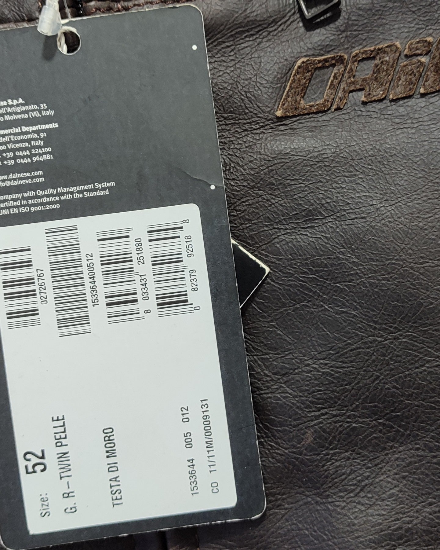 Chaqueta piel Dainese