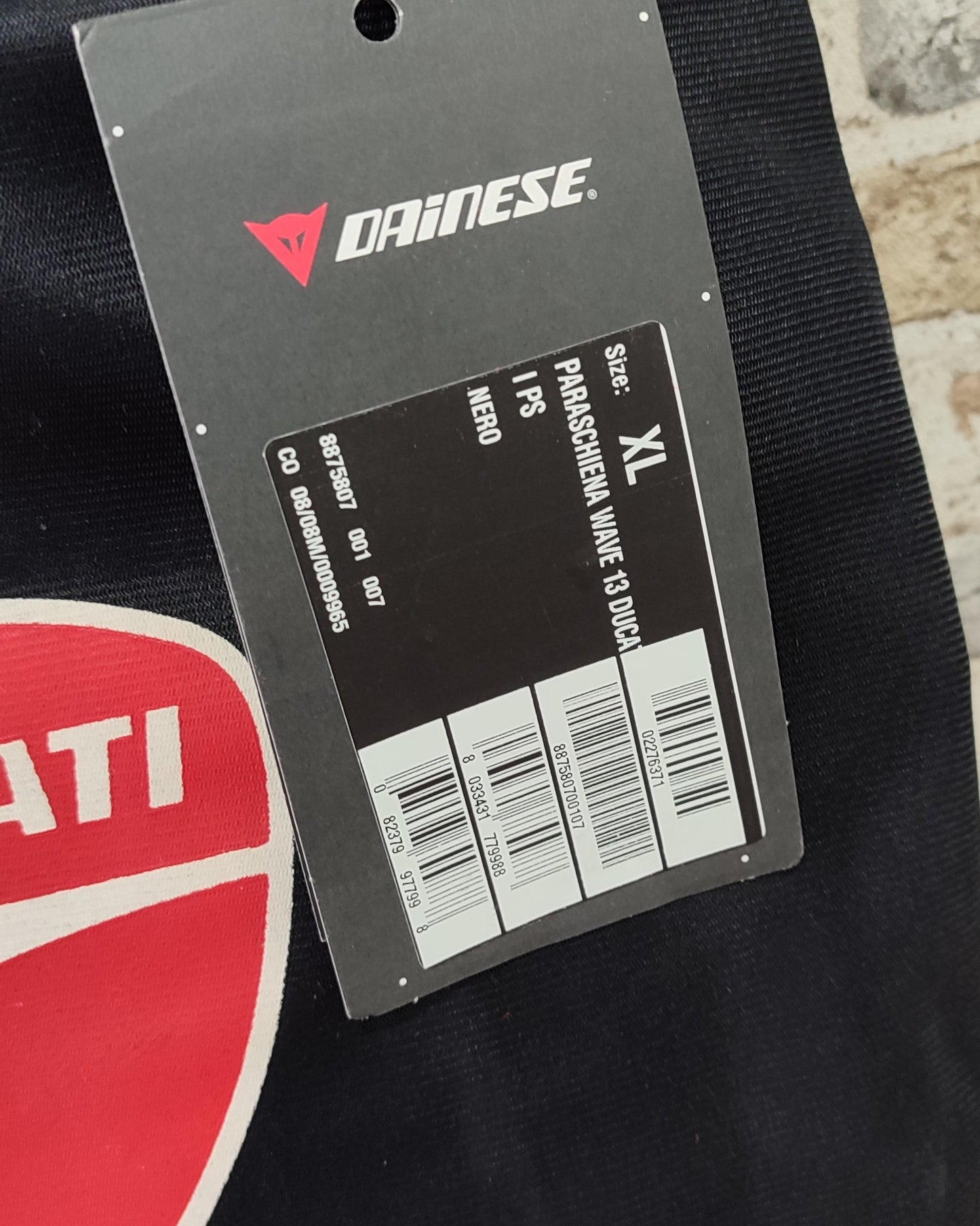 Espaldera Dainese Ducati
