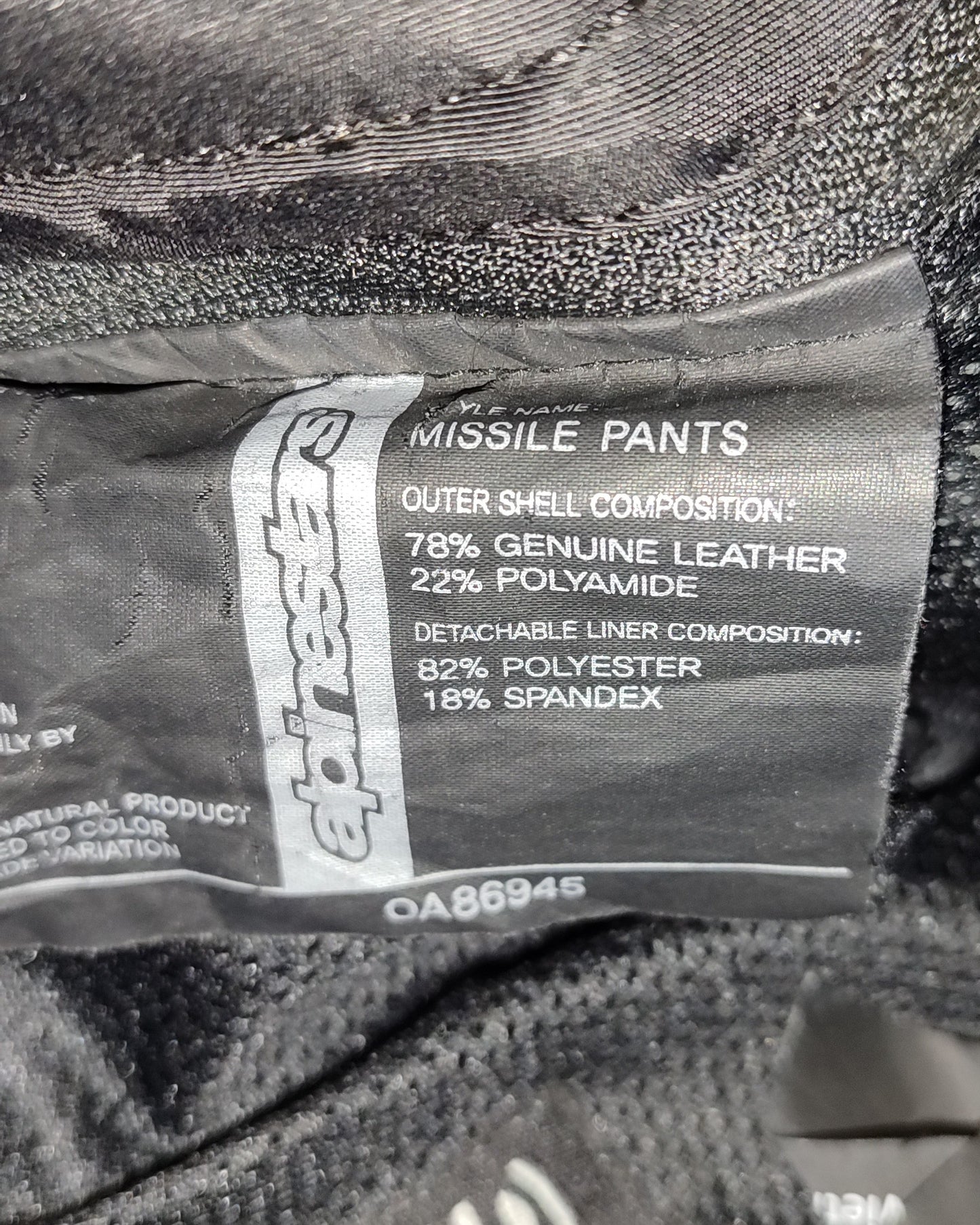 Pantalón Alpinestars Missile